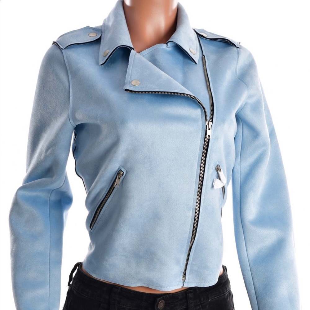 Women’s members only suede jacket